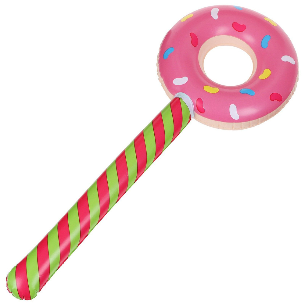 Игрушка надувная ZABIAKA "Пончики" , диаметр 30 см , высота 80 cм , цвет в ассортименте  #1