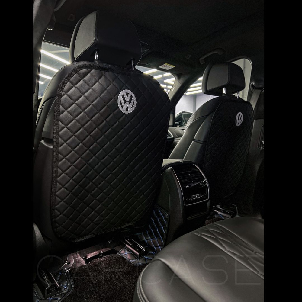 Чехлы для автомобильных сидений универсальные из экокожи для Volkswagen , Защитная накидка на спинку #1