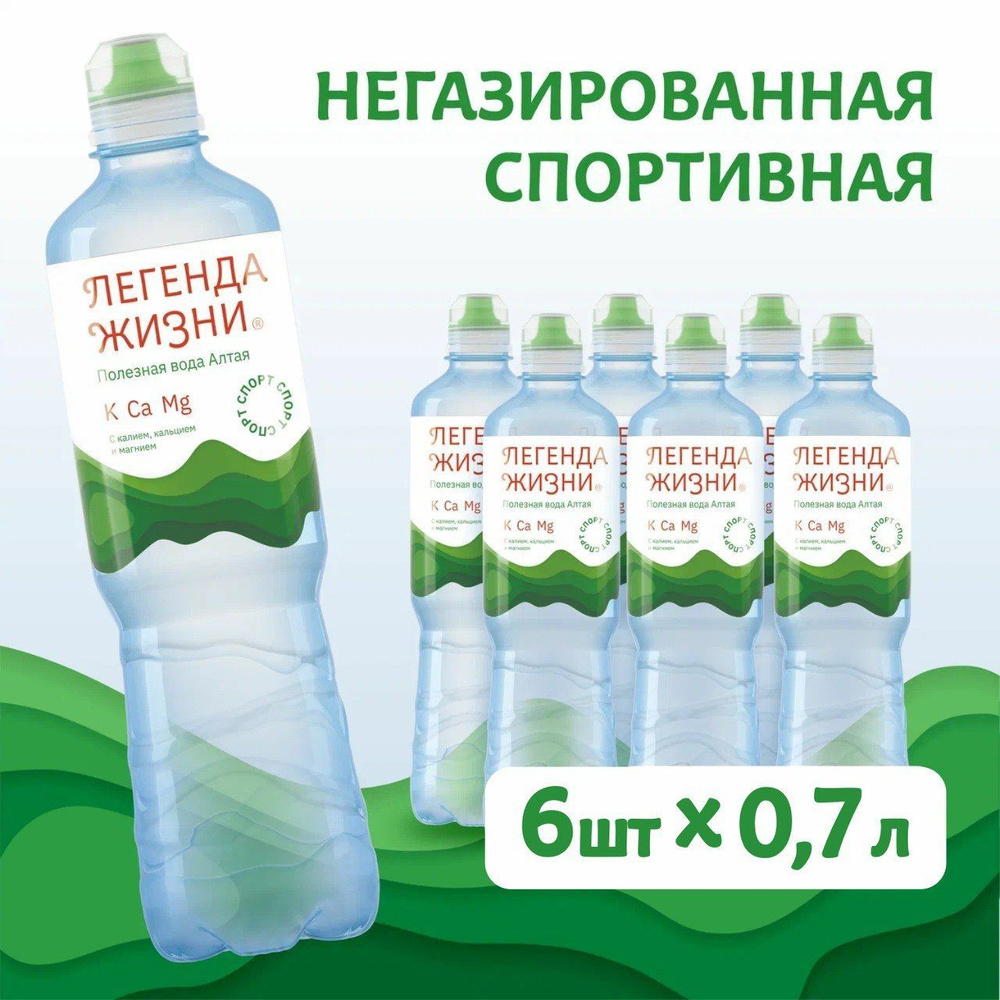 ЛЕГЕНДА ЖИЗНИ Вода Питьевая Негазированная 700мл. 6шт #1