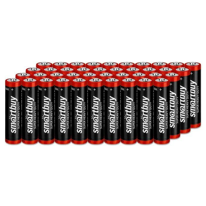 SmartBuy Батарейка AAA, Солевой тип, 1,5 В, 40 шт #1