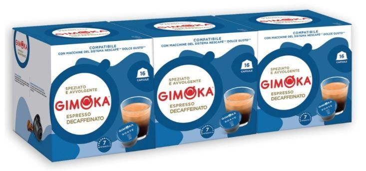 Кофе в капсулах Gimoka Dolce Gusto Espresso Decaffeinato, 48шт #1