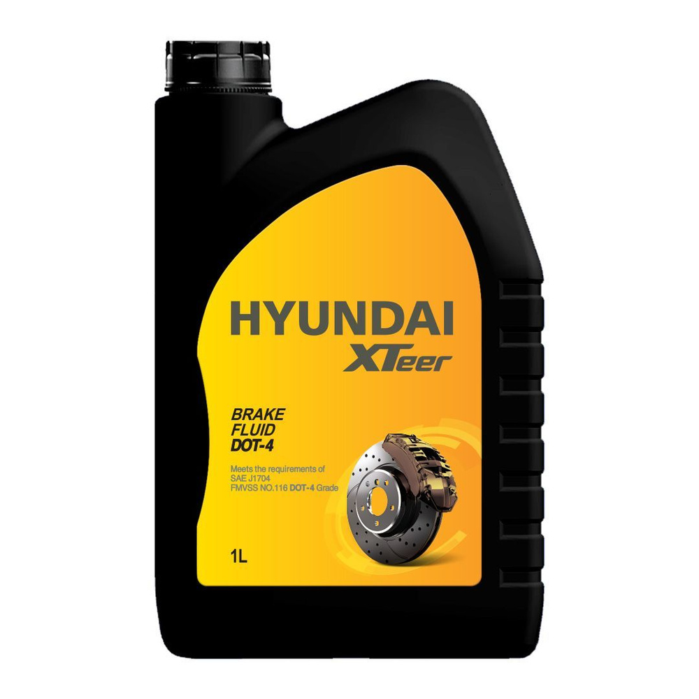 HYUNDAI XTeer Brake Fluid DOT-4 1л жидкость тормозная #1