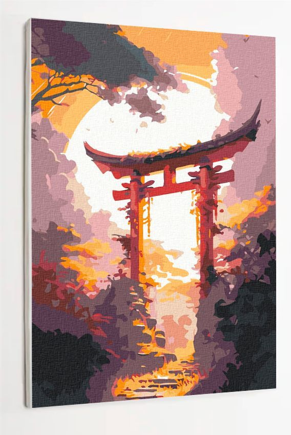 Картина по номерам на холсте с подрамником "Япония", 40х60 см  #1