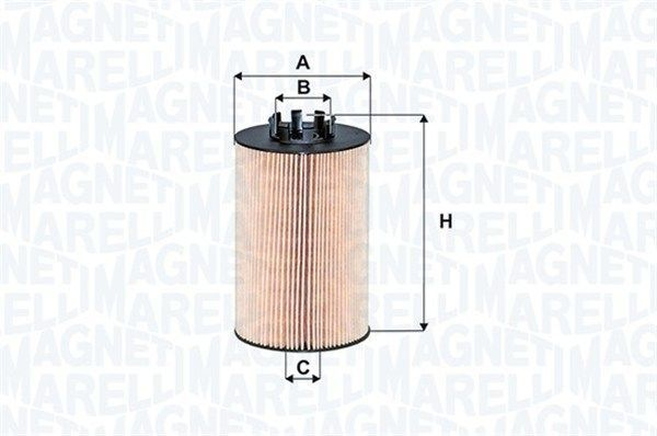 Magneti Marelli Фильтр масляный арт. 153071762435, 1 шт. #1