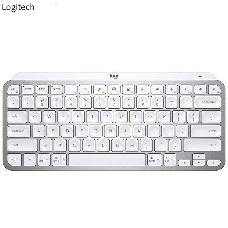 Logitech Игровая клавиатура Logitech Keys mini for mac gey, Английская раскладка, серый  #1