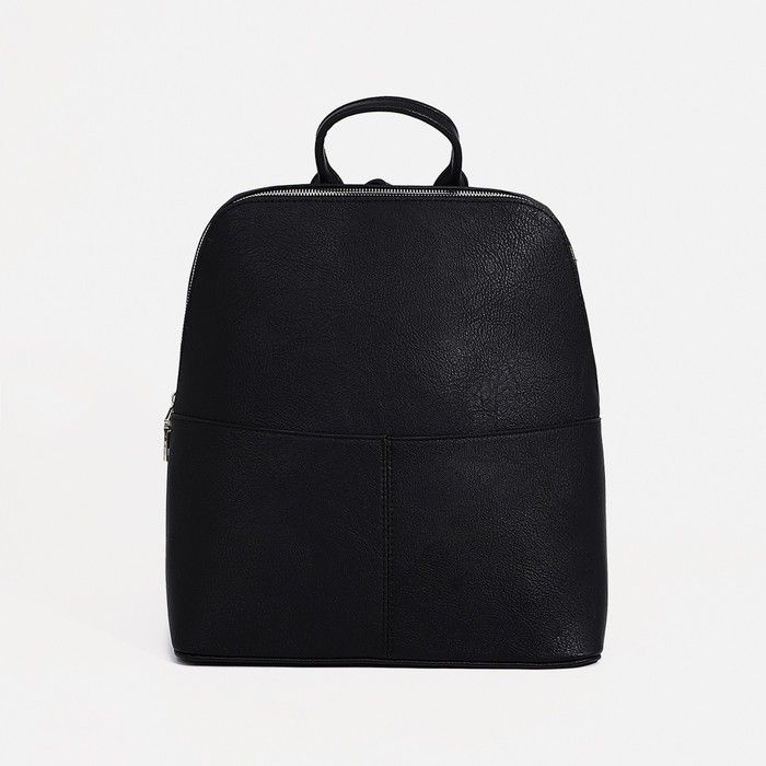 Рюкзак на молнии, цвет чёрный #1