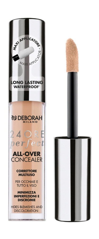 DEBORAH MILANO Корректор для лица жидкий 24 Оre Perfect All Over Concealer, 5,5 г, 03 Песочный  #1