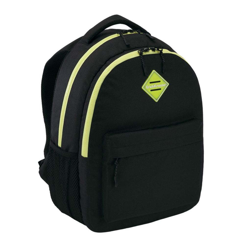 Школьный рюкзак ErichKrause EasyLine с двумя отделениями 20L Black&Yellow  #1