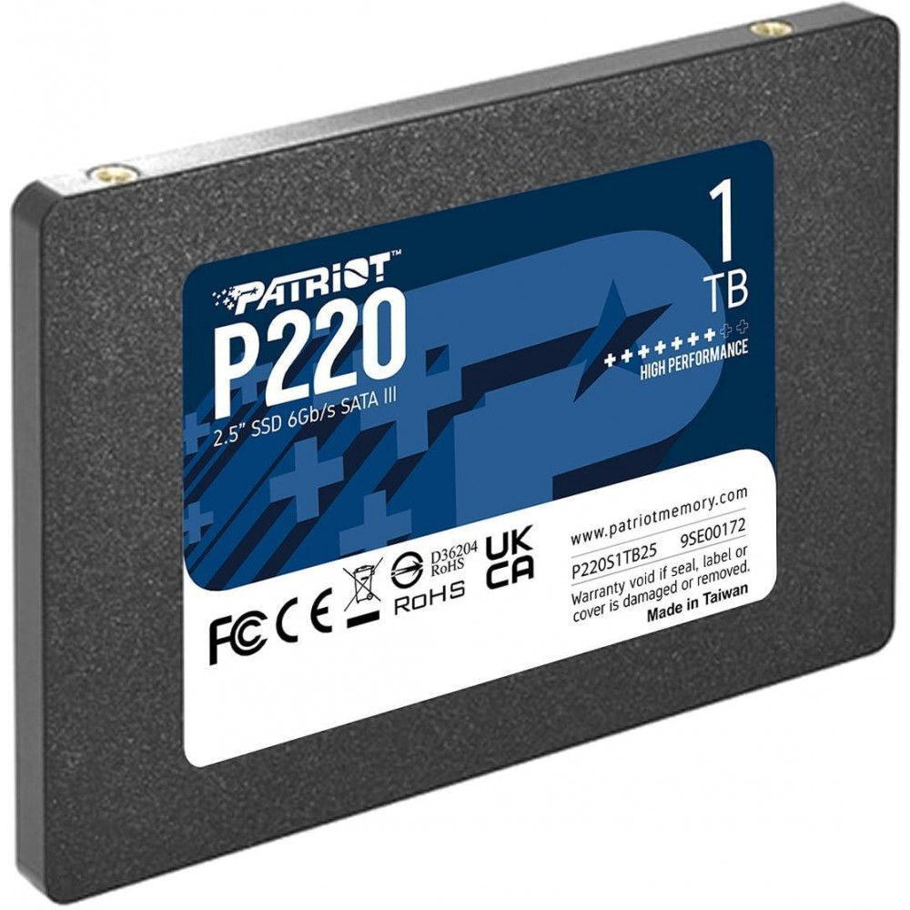 Patriot Memory 1 ТБ Внутренний SSD-диск P220S1TB25 (P220S1TB25) #1