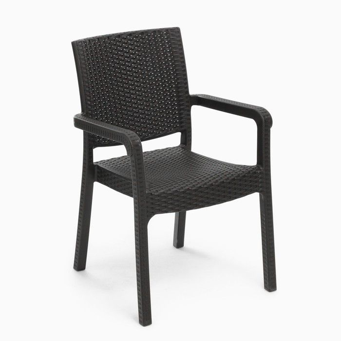 Кресло садовое "Мацеста", 57,5 х 58 х 86,5 см, коричневое #1