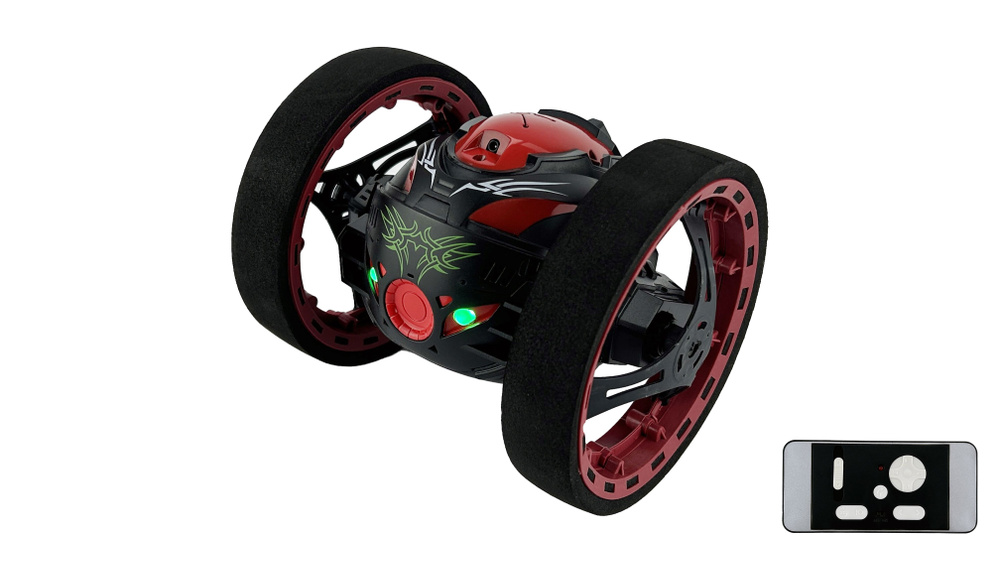 Радиоуправляемый робот-дрон Stunt Bounce Car 2.4G Happy Cow TL81-BLACK #1