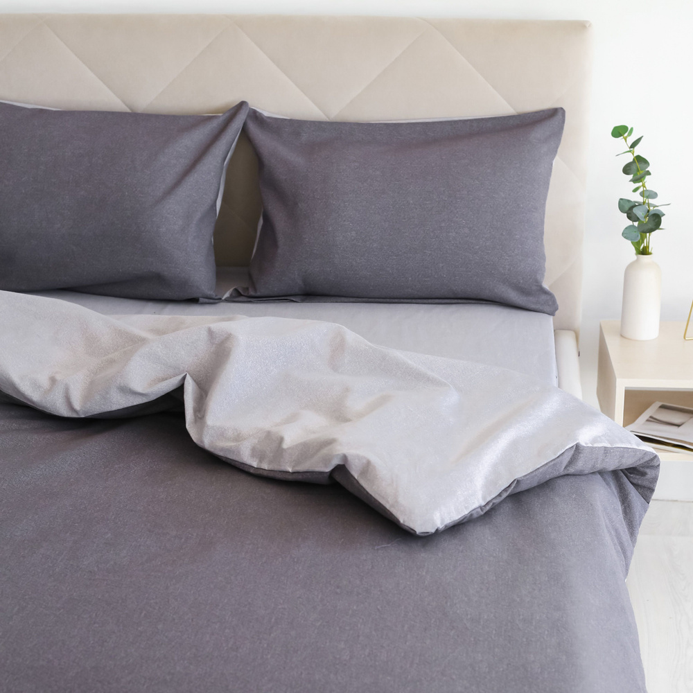 Комплект постельного белья RoomTex Евро, Бязь, наволочка 50х70см.  #1