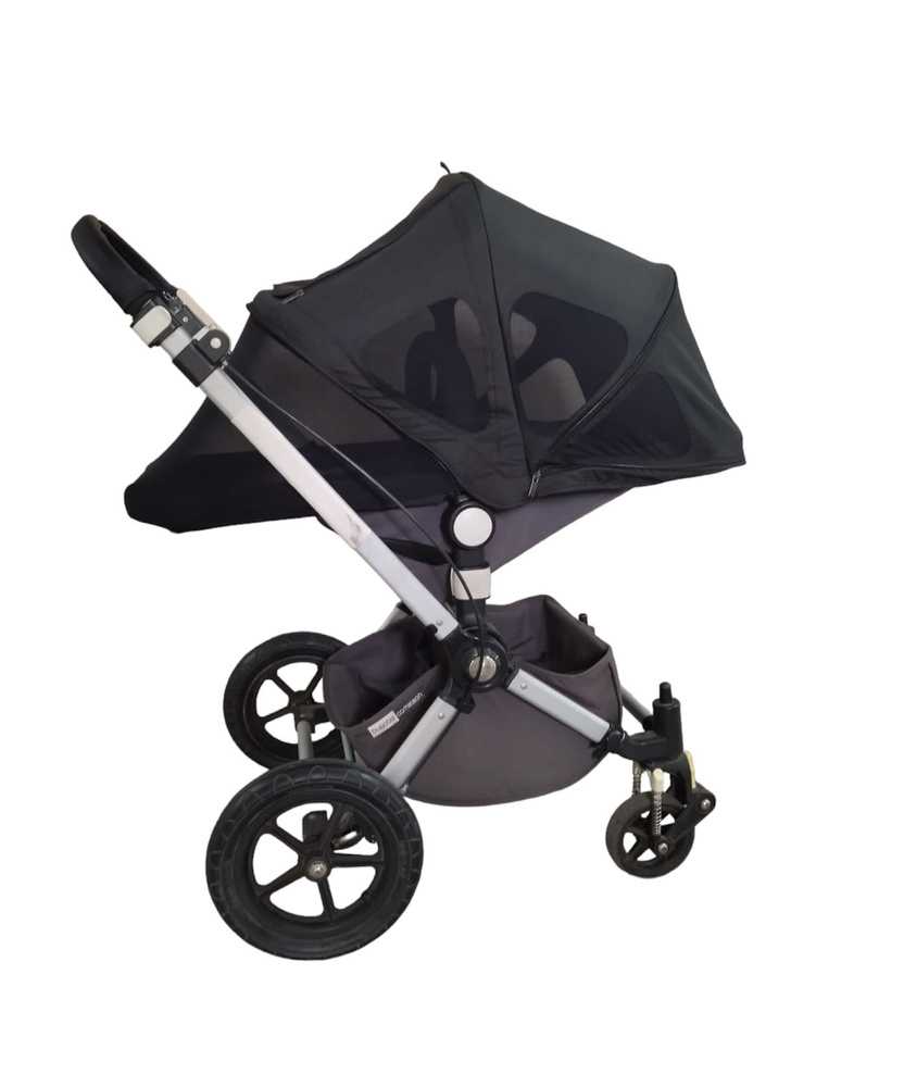 Капюшон летний вентилируемый фирмы BABYNITTO для колясок Bugaboo Cameleon Fox Lynx Black  #1