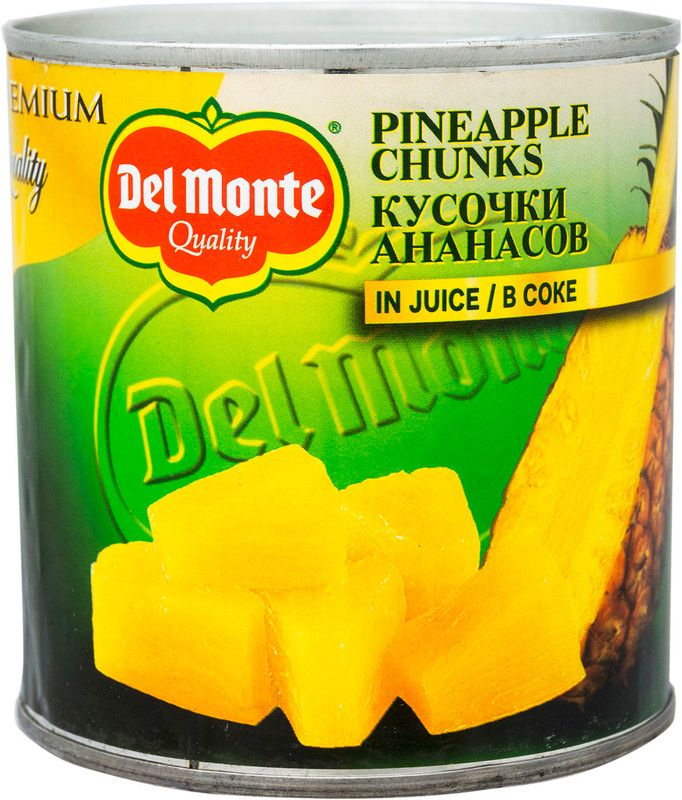 Ананасы Del Monte кусочки консервированные в соке, 435г #1