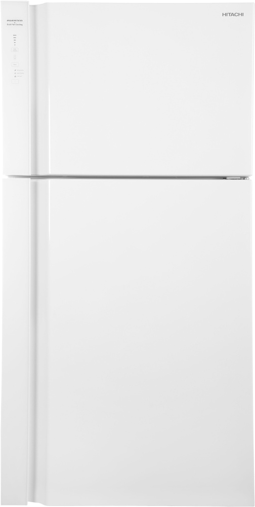 Холодильник Hitachi R-V610PUC7 PWH белый, двухкамерный, общий объем 450л, с разморозкой холодильной камеры #1