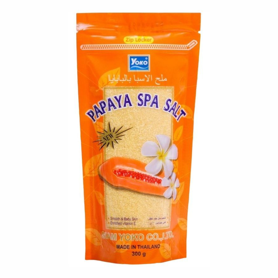 Siam Yoko Солевой скраб для тела с экстрактом папайи / Spa Salt Papaya, 300 грамм  #1