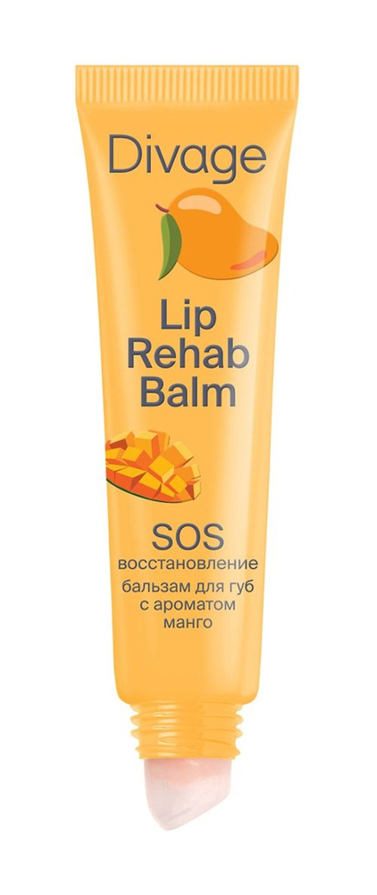 DIVAGE Бальзам для губ Lip Rehab Balm SOS-восстановление с ароматом манго, 12 мл  #1