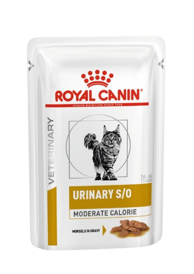 Влажный корм для взрослых кошек Royal Canin Urinary S/O Moderate Calorie, 85 г х 3 шт  #1