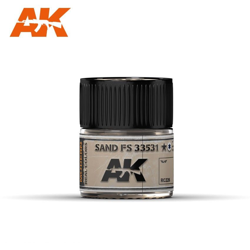 AK INTERACTIVE RC226 Краска Real Colors Sand FS 33531 10ml #1