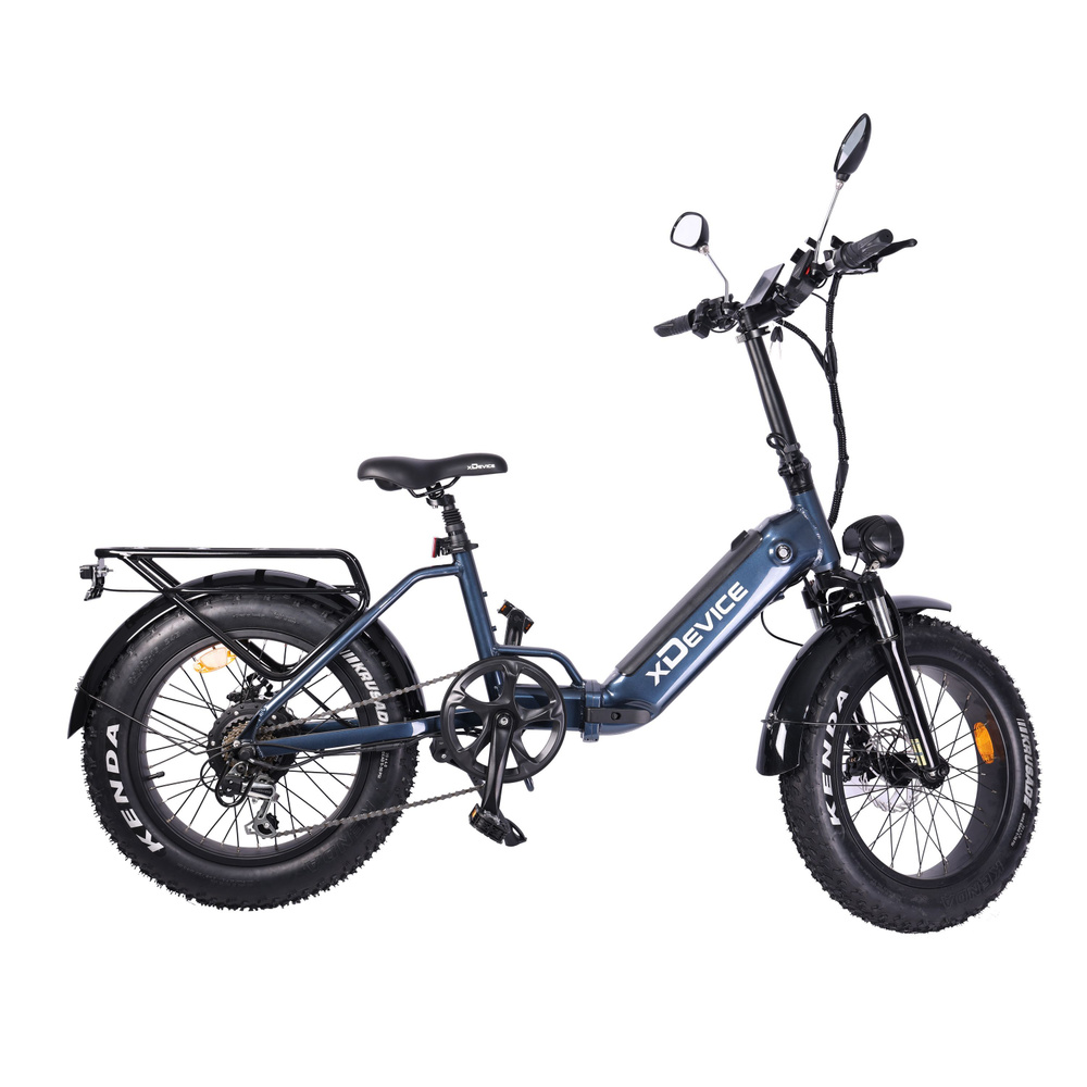 Электровелосипед xDevice xBicycle 20 Бизон Bison FAT 750W, АКБ SAMSUNG 10Ач, литые диски, синий морская #1