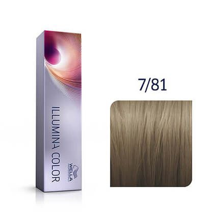 Wella Illumina Color 7/81 Блонд жемчужно - пепельный #1