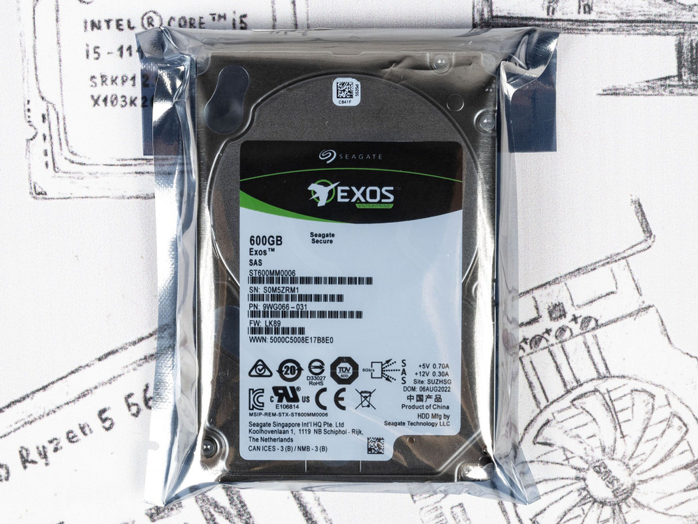 Seagate 600 ГБ Внутренний жесткий диск (ST600MM0006)  #1