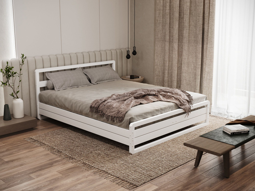 Двуспальная кровать,, 140х200 см #1
