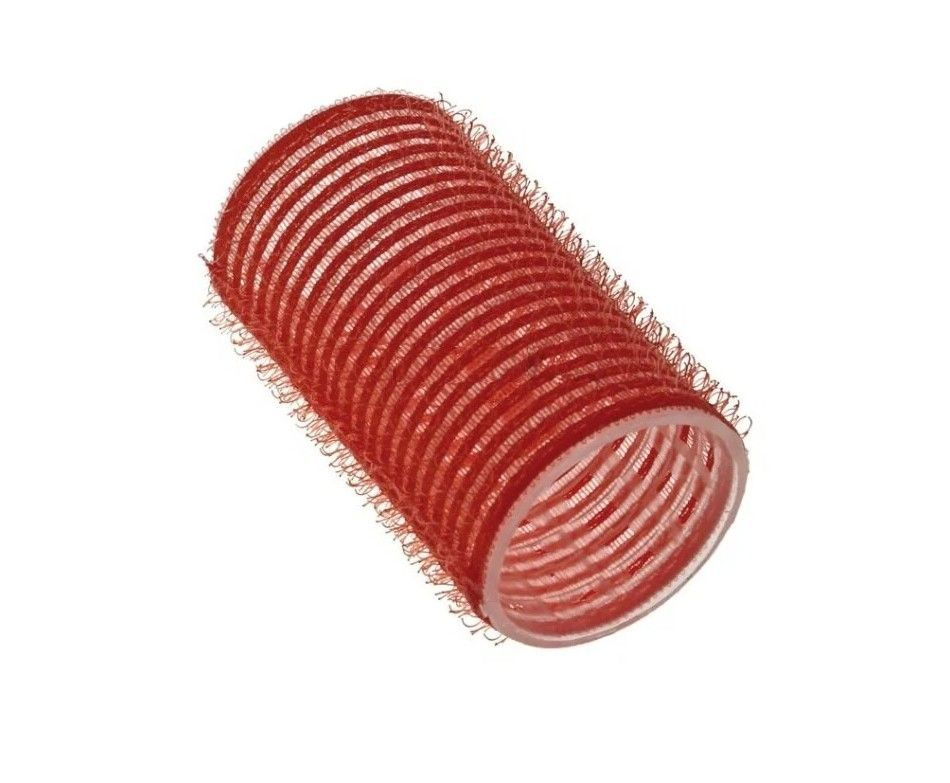 HARIZMA бигуди-липучки, 36х63 мм, 12 штук, красные #1