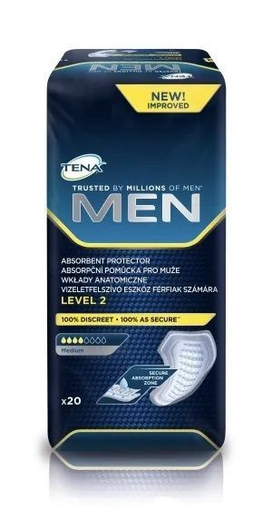 Урологические для мужчин Tena Men Level 2 Medium, 4 капли, 20 штук #1