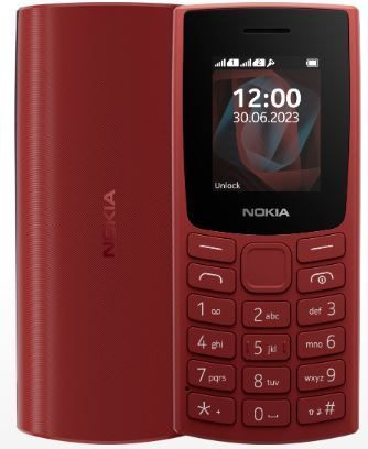 Nokia Мобильный телефон 105 DS (2023) TA-1557 Red, красный #1