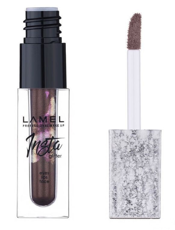 Глиттер для макияжа Lamel Инста Liquid, тон 406 фиолетовый - купить с ...