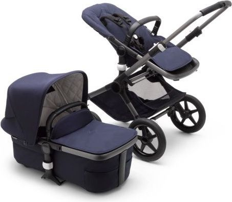 Коляска 2 в1 Bugaboo Fox3 Classic Complete GRAPHITEDARK NAVY #1