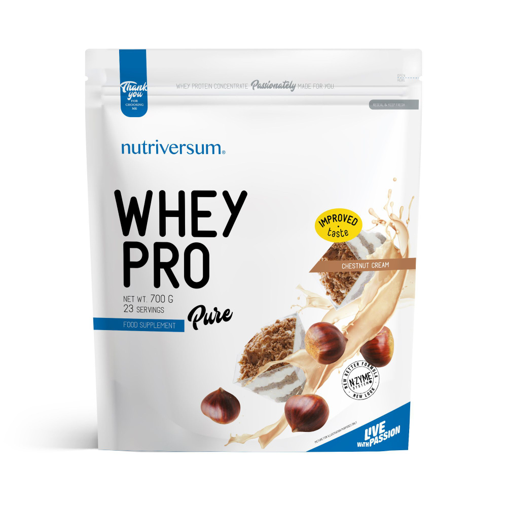 100% сывороточный протеин Нутриверсум Вей Про (Nutriversum Whey Pro) со вкусом шоколада и фундука, 700 #1