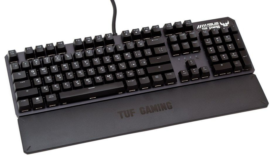 ASUS Клавиатура проводная Клавиатура ASUS TUF Gaming K3, Black-Grey, USB  #1
