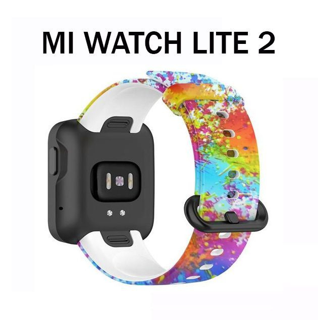 Силиконовый ремешок для Xiaomi Mi Watch Lite 2 / Redmi Watch 2 Lite, краски  #1