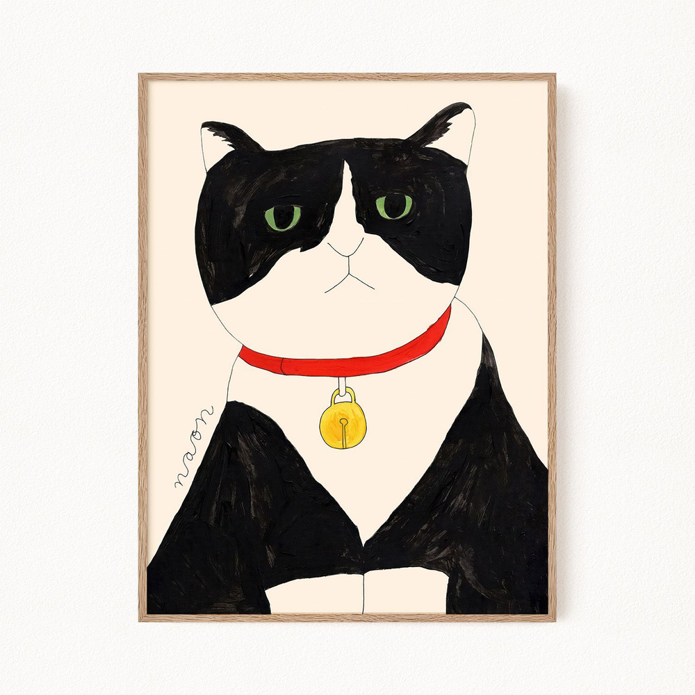 Постер для интерьера "The Cat - Кот", 30х40 см #1