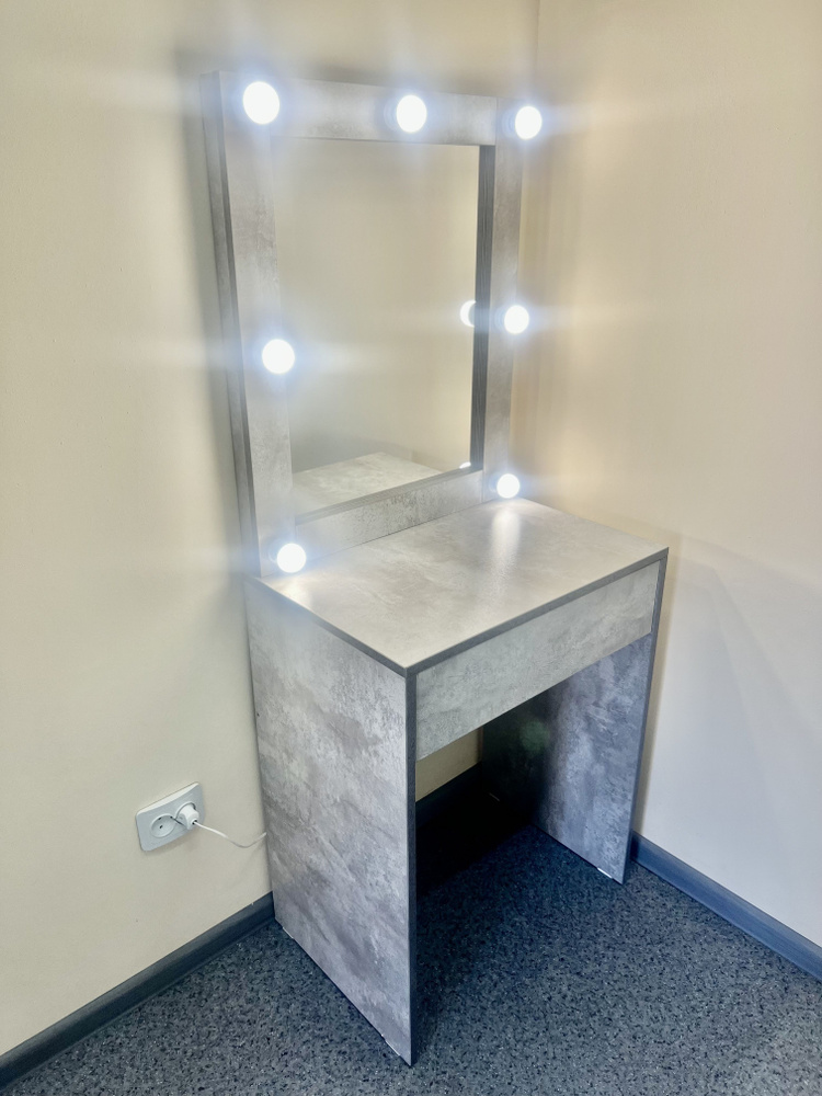 Туалетный столик с зеркалом с подсветкой Микс-4 #1