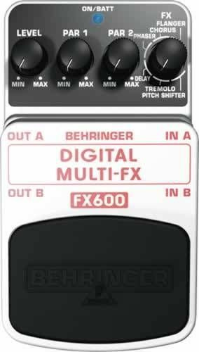 BEHRINGER FX600 педаль цифровых стереофонических эффектов (фленджер, хорус, фейзер, дилей и др.)  #1