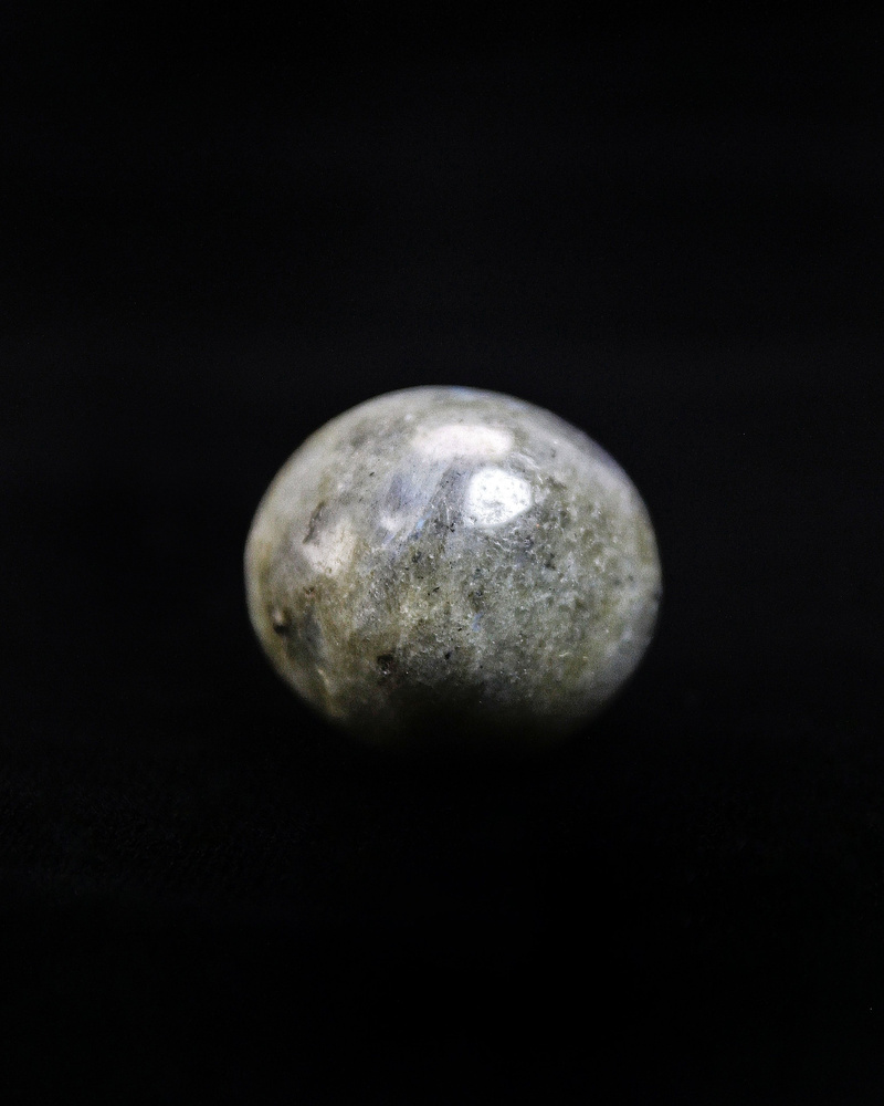 Оберег, амулет Лабрадор - 2-2.5 см, натуральный камень, самоцвет, галтовка, 1 шт - может приносить удачу, #1