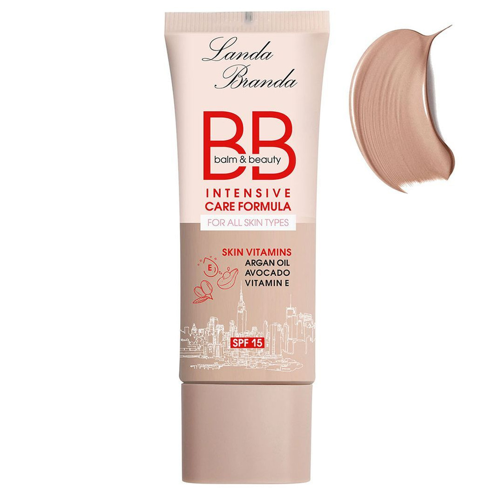 LANDA BRANDA, BB-cream Balm&Beauty SPF 15 (beige rose), тон 0743 Розово-бежевый #1