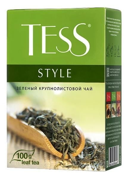 Чай зеленый листовой Tess Style 100г #1