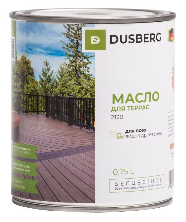 Масло для террас Dusberg 2120 0.75 л Бесцветное #1