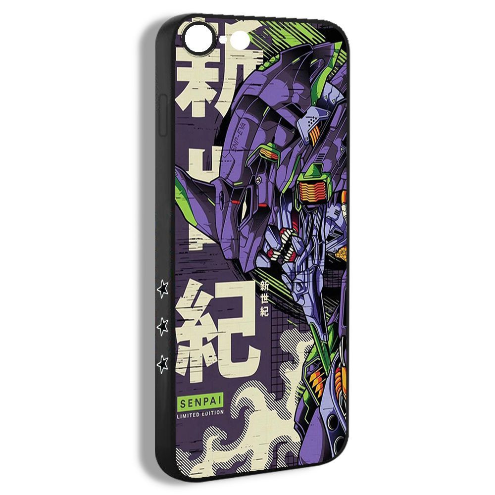 чехол для смартфона Подходит для iPhone 6s Plus аниме Евангелион ева 01  Neon Genesis Evangelion EDW03 - купить с доставкой по выгодным ценам в  интернет-магазине OZON (1162220088)