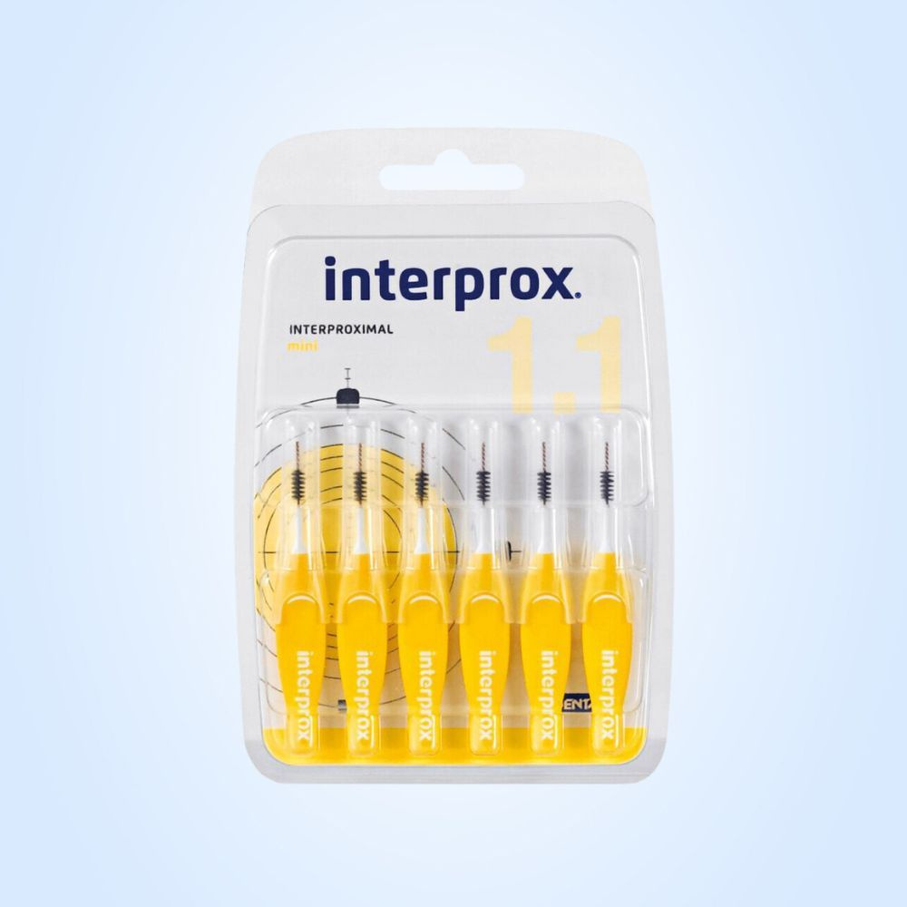 Межзубные ершики Interprox 4G Мягкая ручка mini 1,1 мм, 6 шт #1