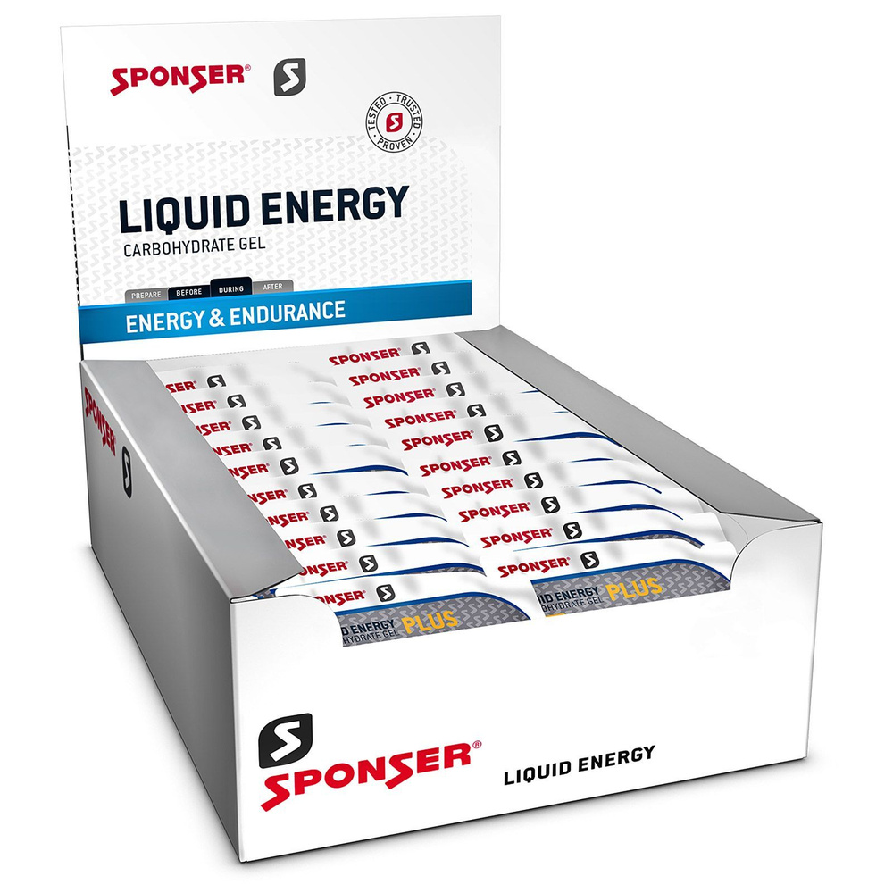 SPONSER Углеводный гель LIQUID ENERGY PLUS Sachet (40x35г) #1