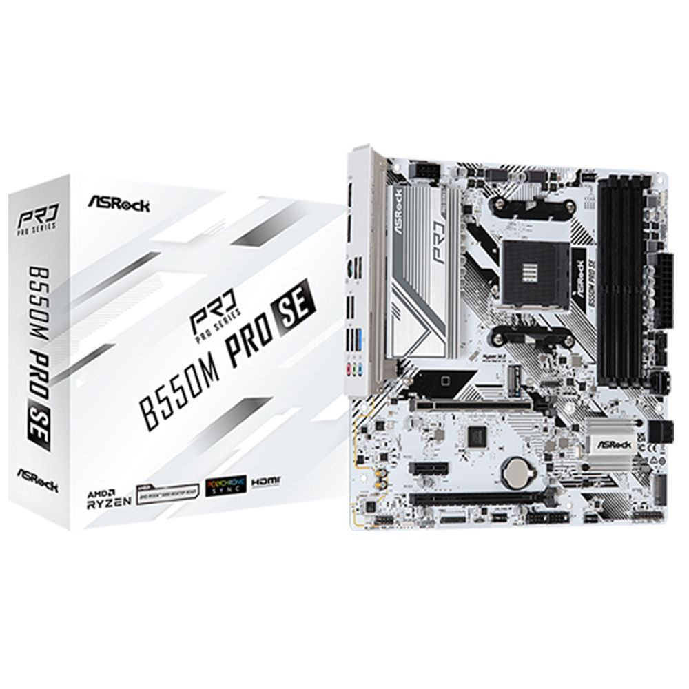 Материнская плата ASRock B550M Pro SE AM4 DDR4 купить по низкой цене с ...