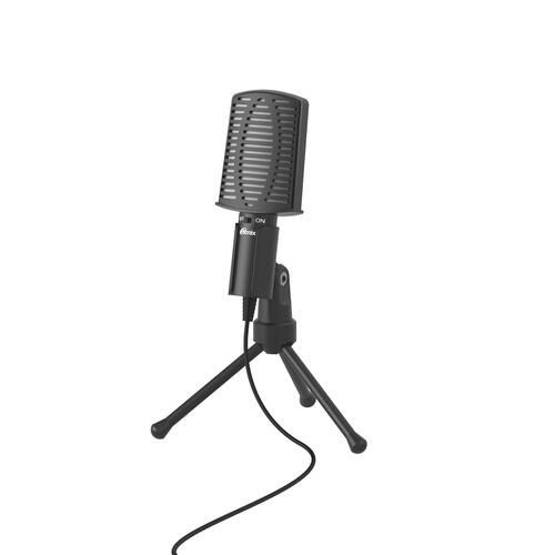 Микрофон Ritmix RDM-125 черный, проводной, настольный, -30 дБ, от 50 Гц до 16000 Гц, кабель - 180 см, #1