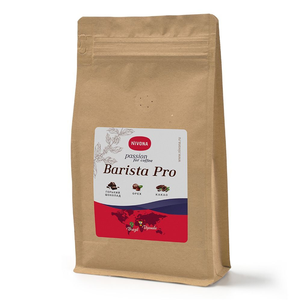 Кофе в зернах Nivona Barista Pro 500g, 85% арабика, 15% робуста, средняя степень обжарки  #1