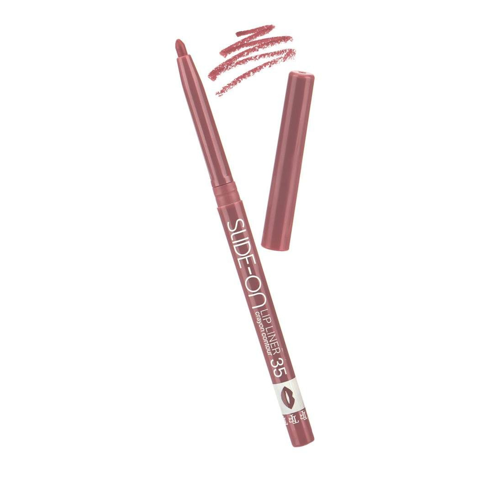 TF cosmetics Карандаш для губ автоматический Slide-on Lip Liner, тон 35 пыльно-розовый/dusty pink  #1
