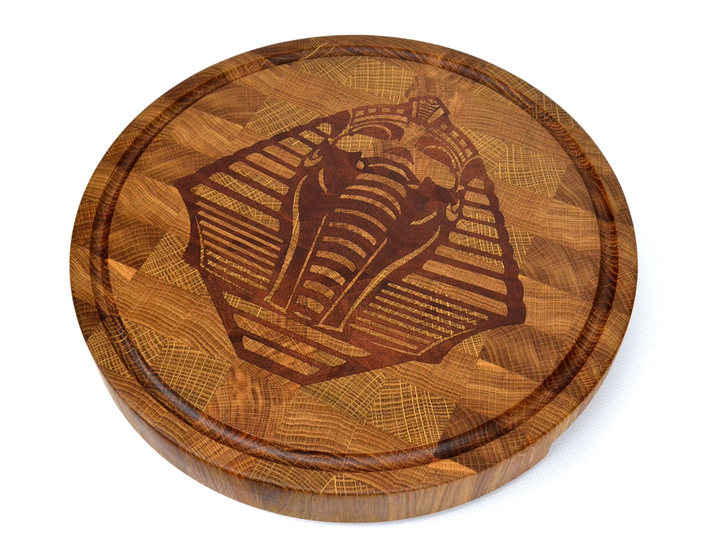 Wooden Plate Maxim Kozlov Разделочная доска "Фараон", 29х29 см, 1 шт #1